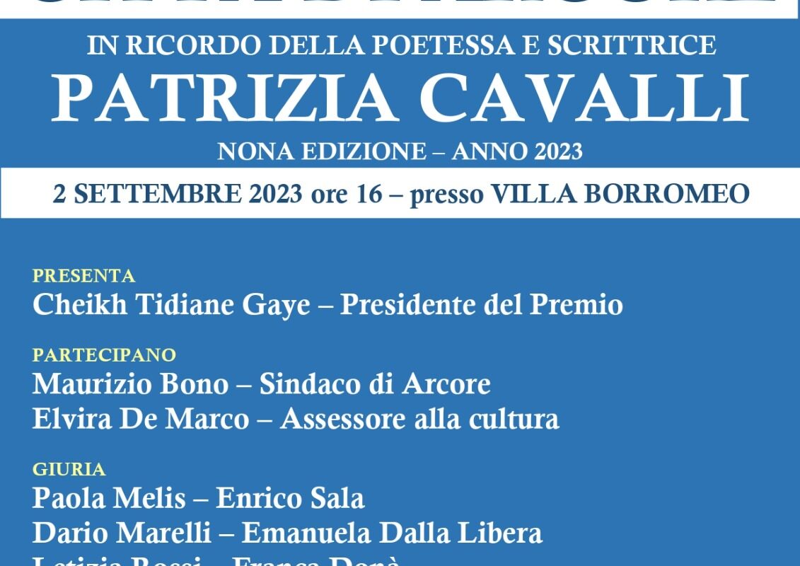 Cerimonia di premiazione – Premio Letterario poesia e narrativa Città di Arcore